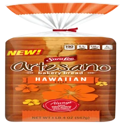 Sara Lee Artesano Hawaiian Pre-sliced Bread, 20 oz