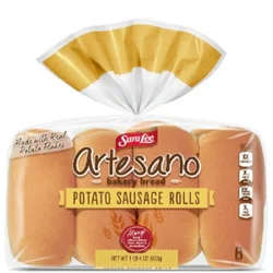 Sara Lee Artesano Potato Hot Dog Buns, 8 count, 16 oz