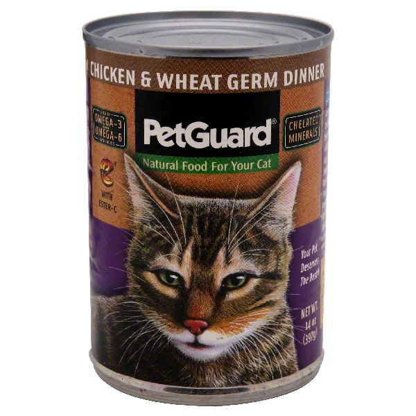 slide 1 of 2, PetGuard Chicken Wheat Germ Cat Food, 14 oz