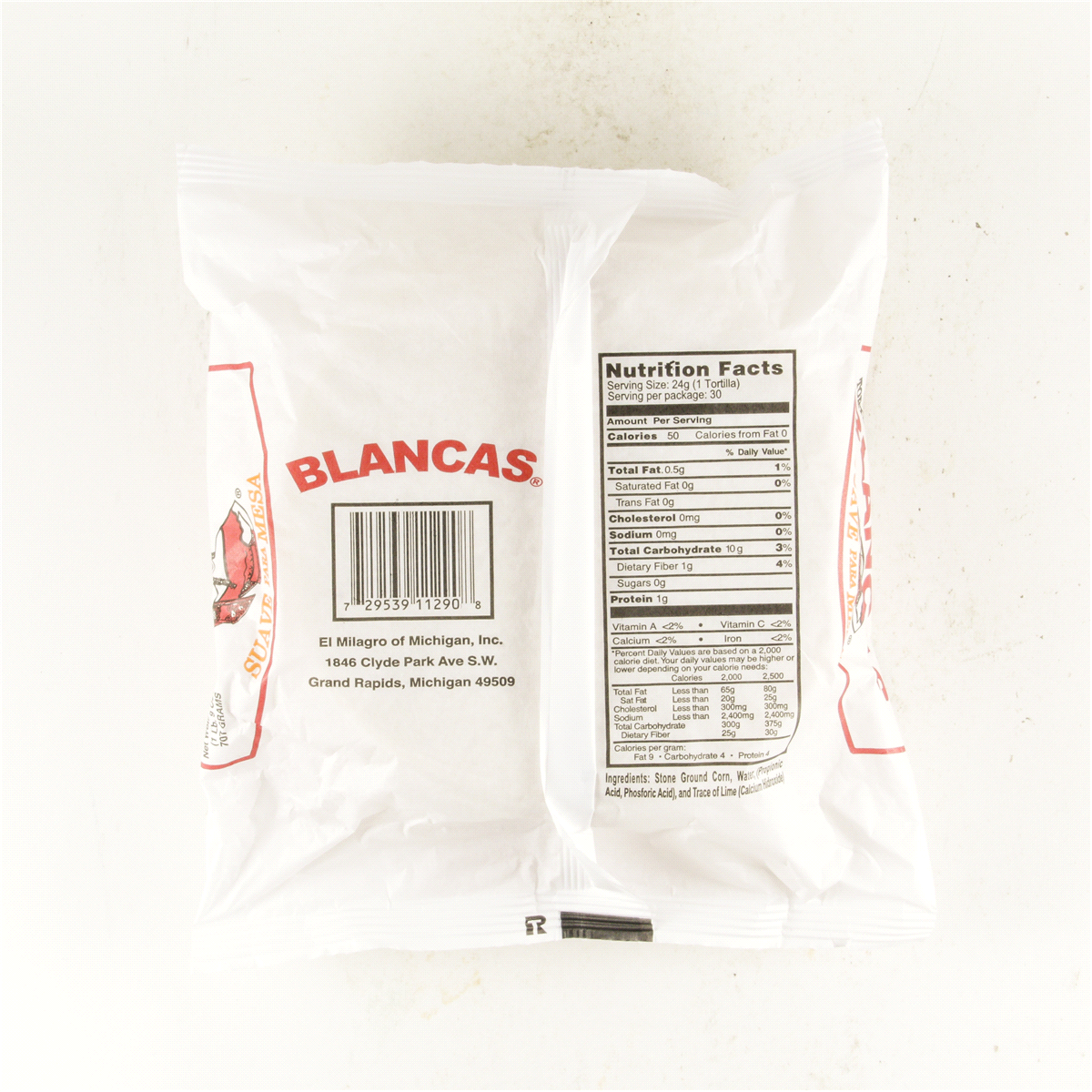 El Milagro El Blancas Corn Tortillas 25 oz Shipt