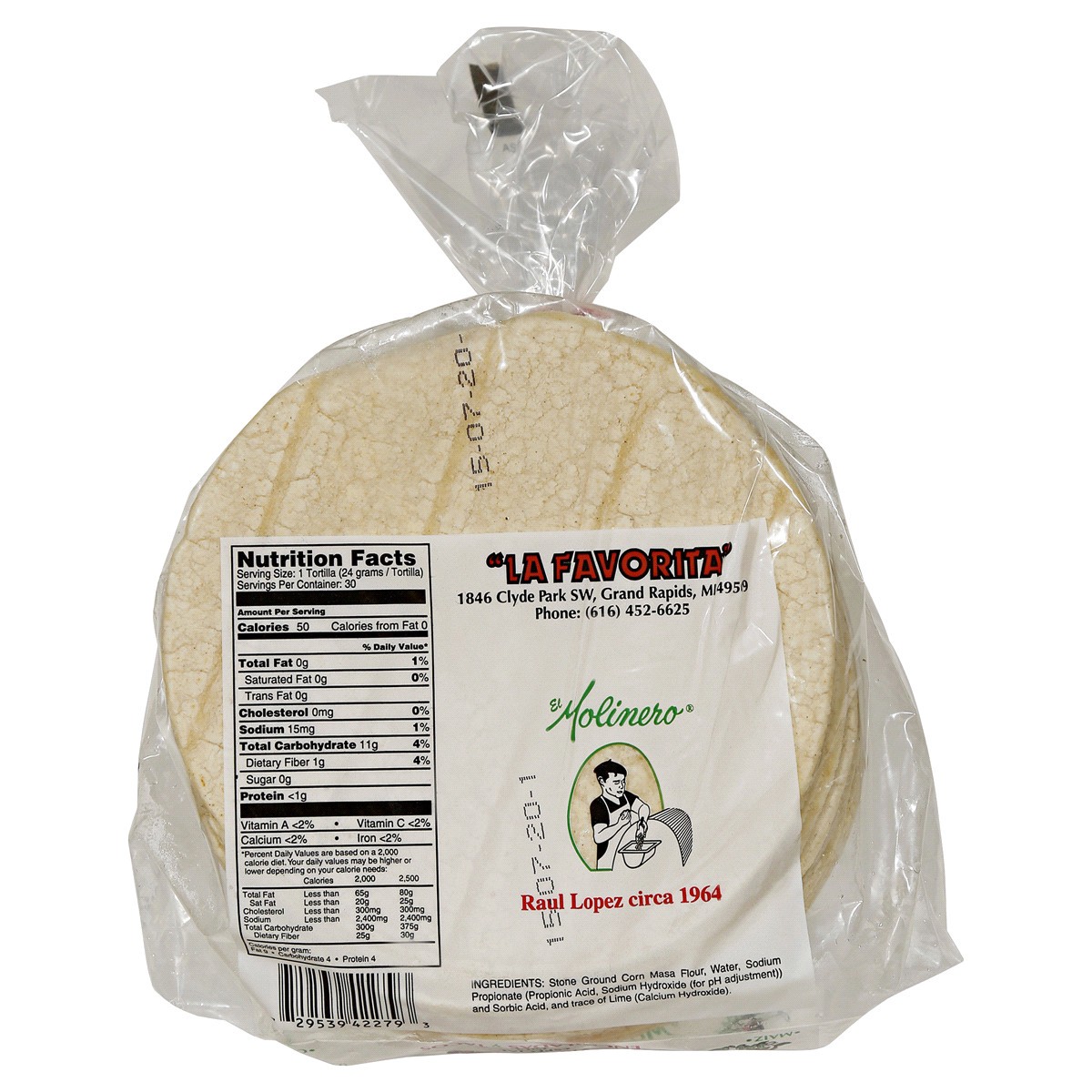 slide 2 of 2, La Favorita Corn Tortillas, 30 ct
