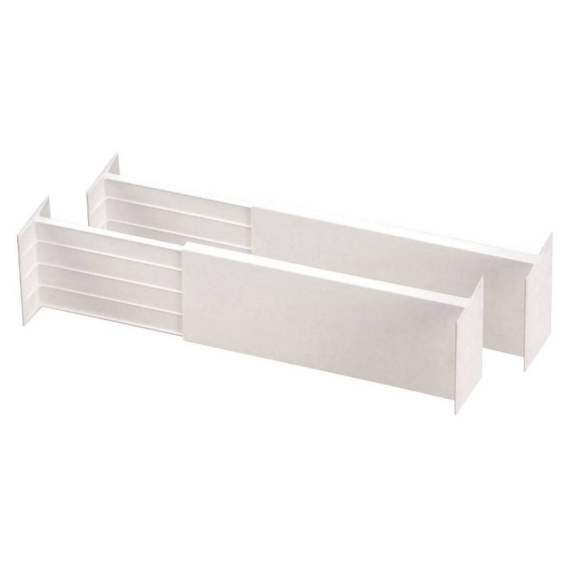 slide 2 of 5, Dial 2 Rails Smart Fit Organizer White, 1 ct