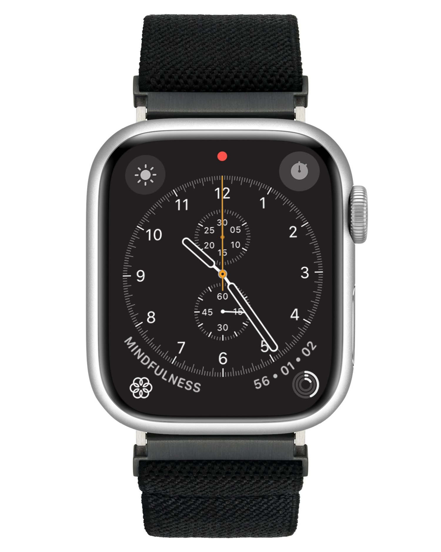 slide 5 of 5, WITHit Woven Nylon Universal Watch Band - Black, 1 ct, 1 ct