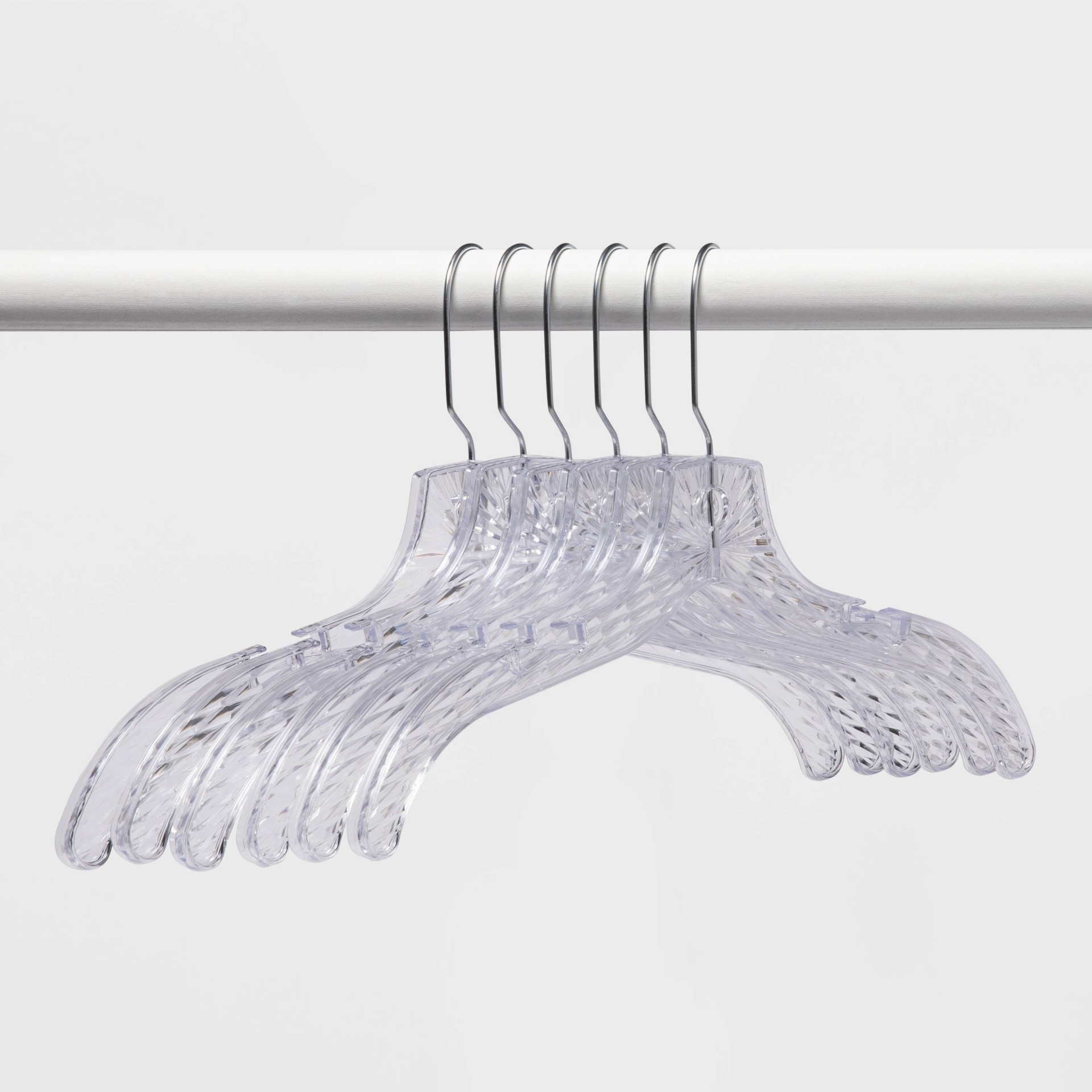 slide 1 of 4, 6pk Crystal Dress Hangers - Room Essentials, 6 ct