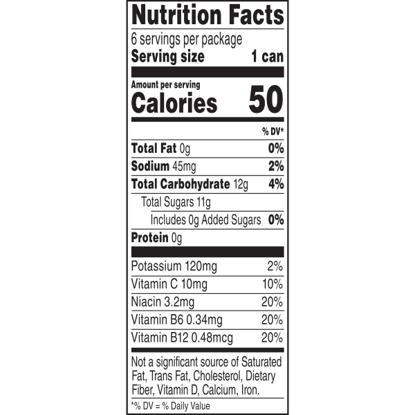 slide 23 of 29, V8 +Energy Passionfruit Orange Guava Juice Energy Drink, 8 fl oz Can (6 Pack), 48 oz