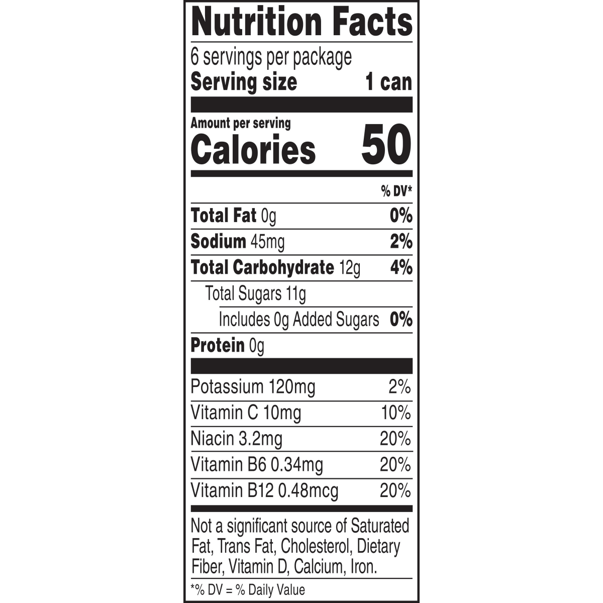 slide 21 of 29, V8 +Energy Passionfruit Orange Guava Juice Energy Drink, 8 fl oz Can (6 Pack), 48 oz