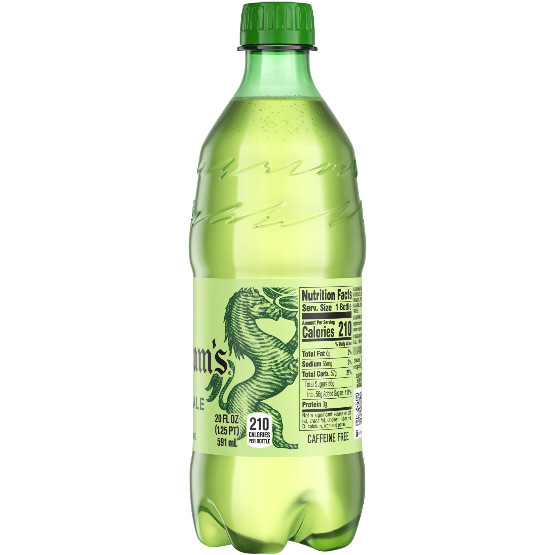 slide 2 of 6, Seagram's Seagrams Ginger Ale Bottle, 20 fl oz, 20 fl oz