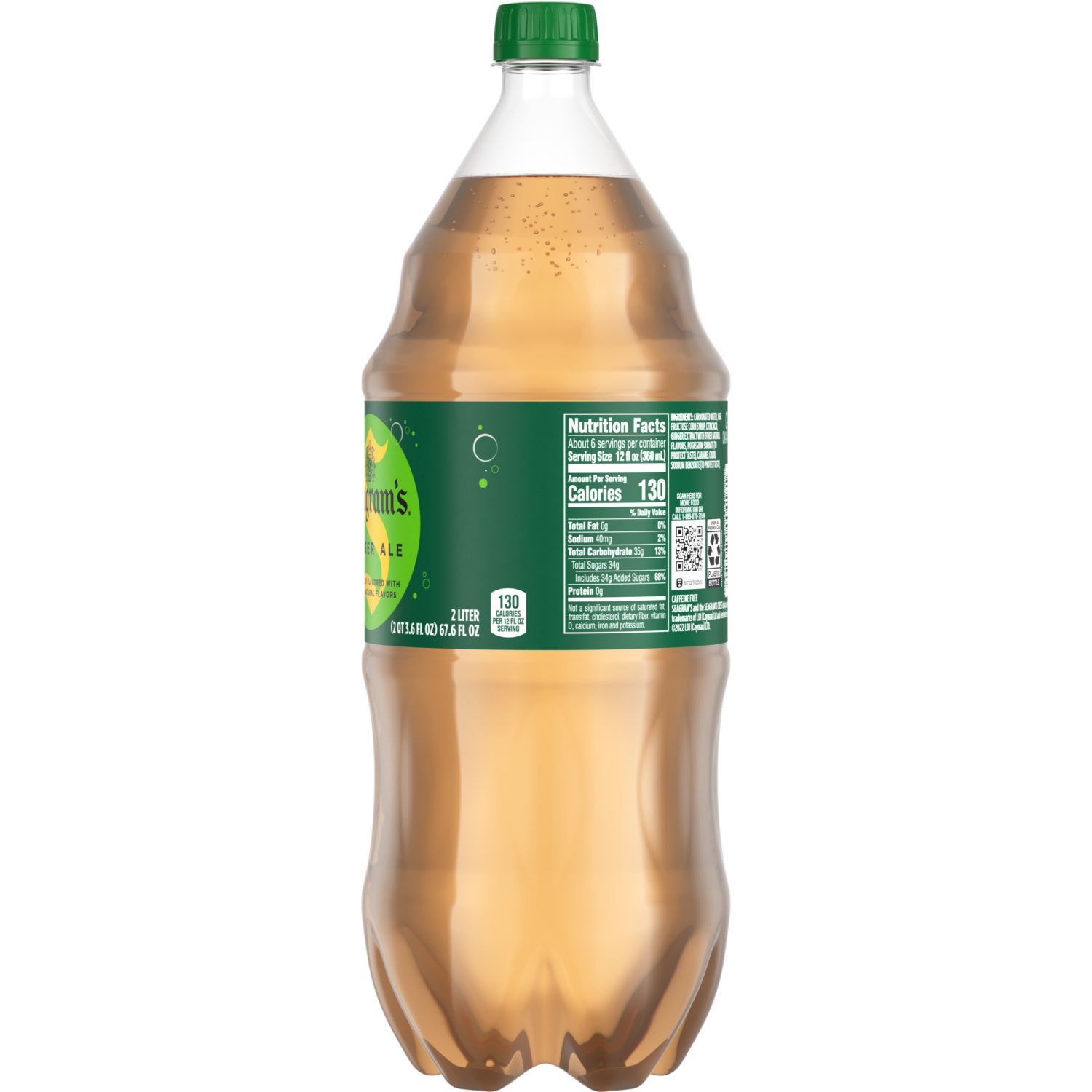 slide 5 of 8, Seagram's Ginger Ale - 2 liter, 2 liter