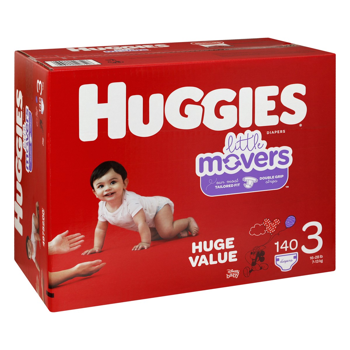 slide 4 of 11, Huggies Disney Baby 3 (16-28 lb) Diapers 140 ea, 140 ct