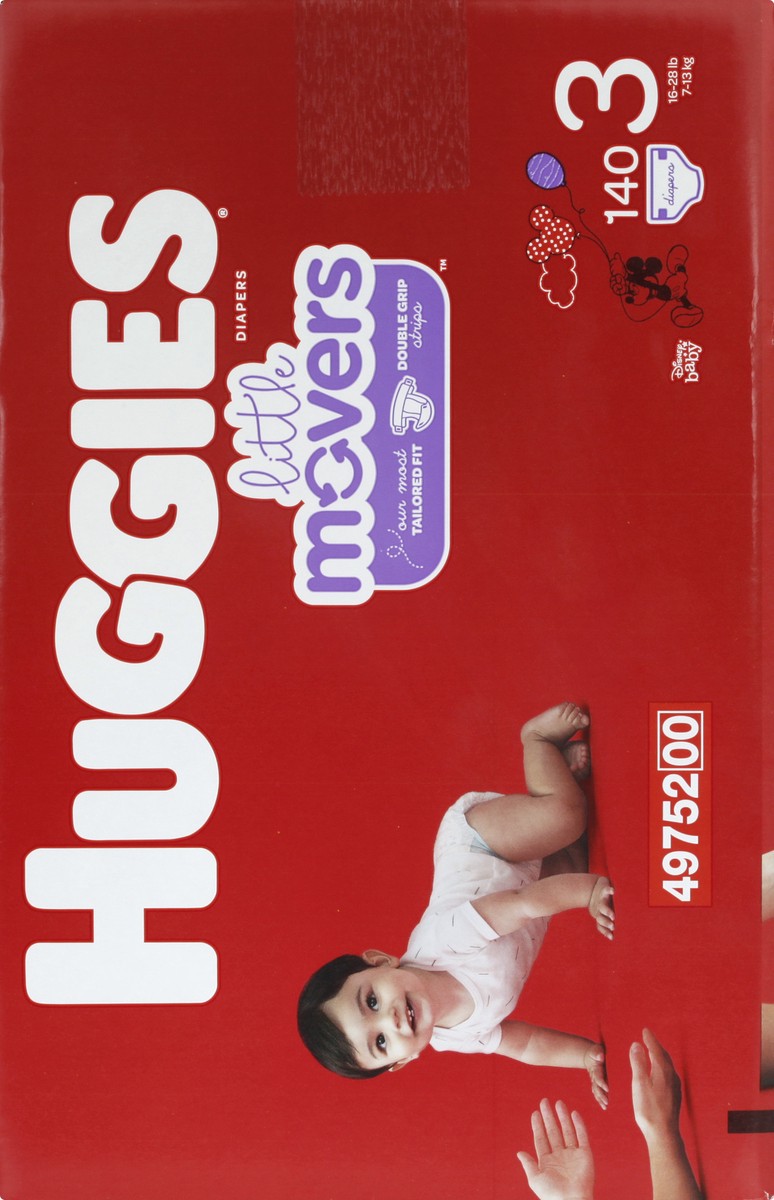 slide 5 of 11, Huggies Disney Baby 3 (16-28 lb) Diapers 140 ea, 140 ct