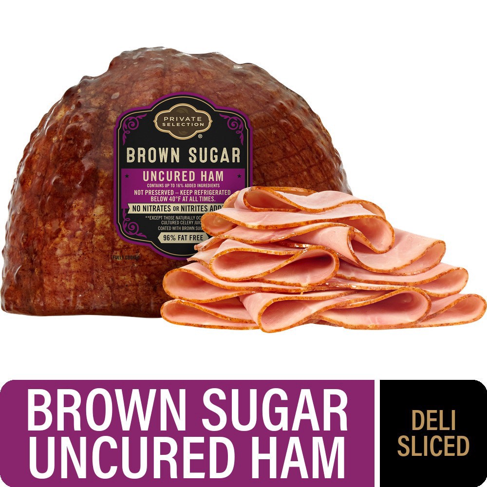 slide 2 of 4, Private Selection Brown Sugar Ham, per lb