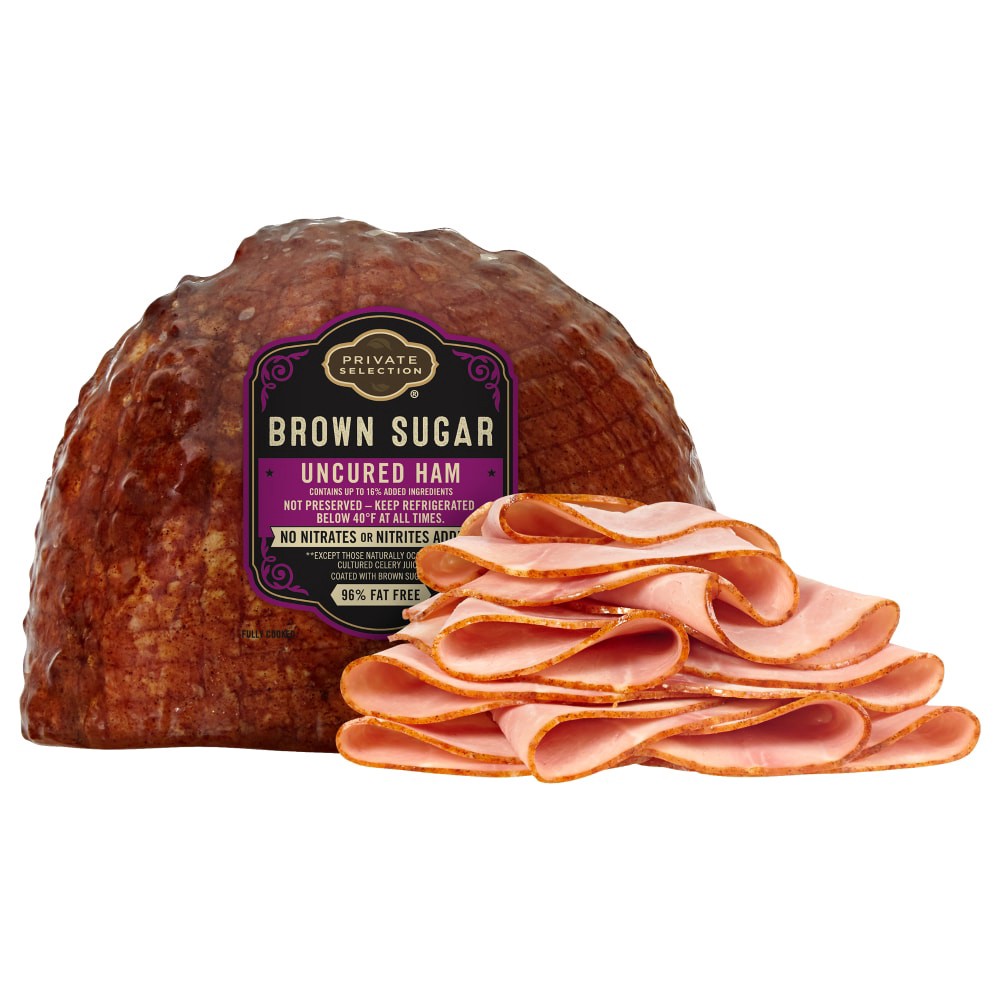 slide 1 of 1, Private Selection Brown Sugar Ham, per lb