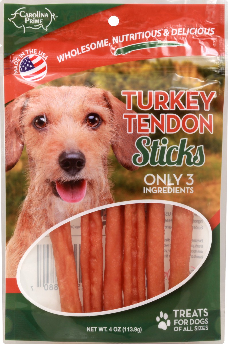 slide 2 of 12, Carolina Prime All Sizes Sticks Turkey Tendon Treats for Dogs 4 oz, 4 oz