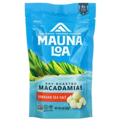 Mauna Loa Dry Roasted Sea Salt Macadamias 4 oz