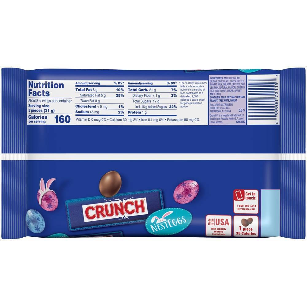 slide 3 of 3, Crunch Easter Nesteggs Bag, 9 oz