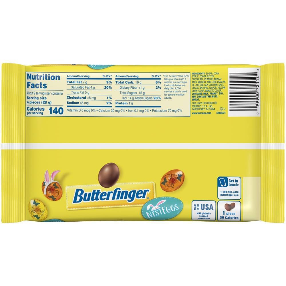 slide 3 of 3, Butterfinger Easter Nesteggs Bag, 9 oz