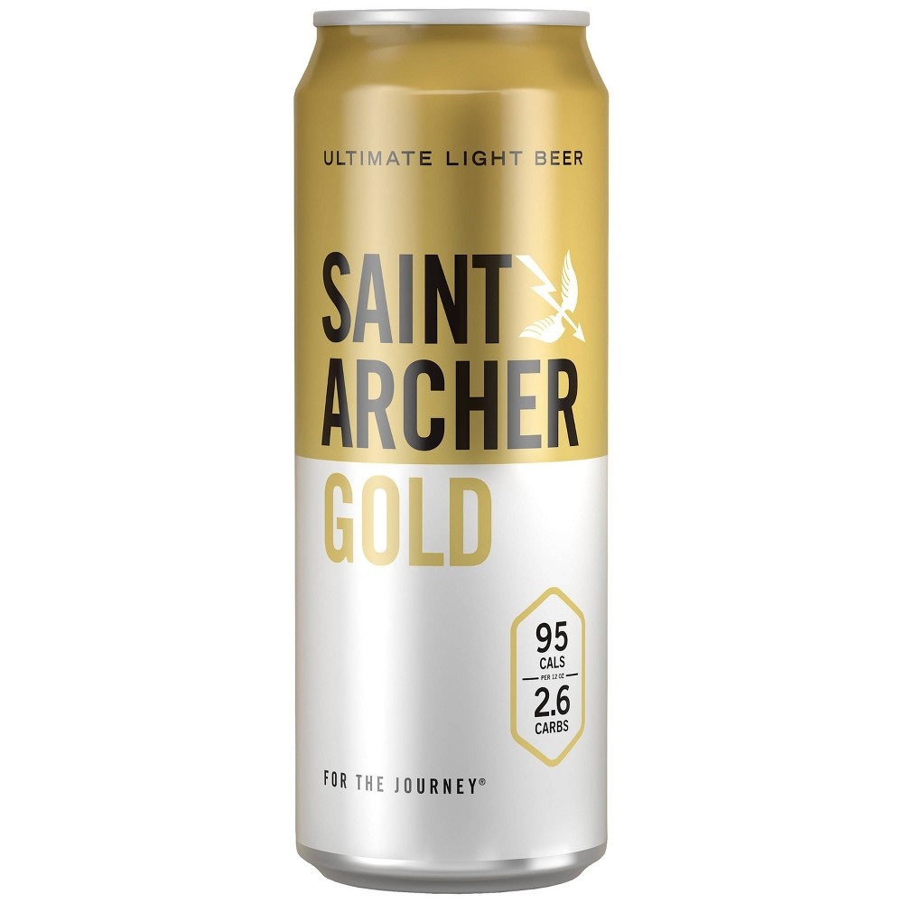 slide 3 of 4, Saint Archer Brewing Company Saint Archer Ultimate Gold, 12 oz
