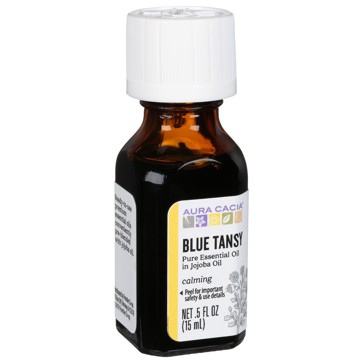 slide 7 of 9, Aura Cacia Calming Blue Tansy Pure Essential Oil in Jojoba Oil 0.5 fl oz, 0.5 fl oz