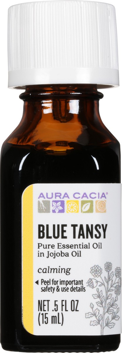 slide 4 of 9, Aura Cacia Calming Blue Tansy Pure Essential Oil in Jojoba Oil 0.5 fl oz, 0.5 fl oz