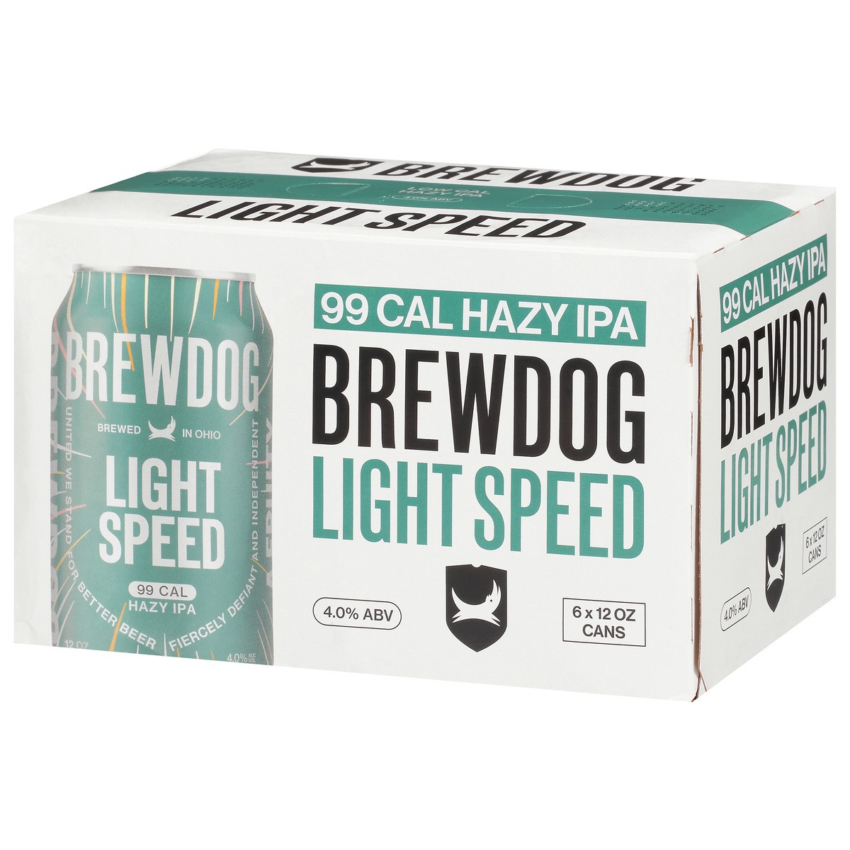 slide 5 of 12, BrewDog Hazy IPA Light Speed Beer 6 - 12 oz Cans, 