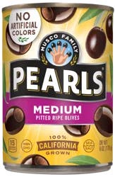 Pearls Medium Pitted Ripe Olives - 6 oz