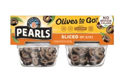 Pearls Olives to Go Sliced Ripe Olives 4 - 1.4 oz Cups