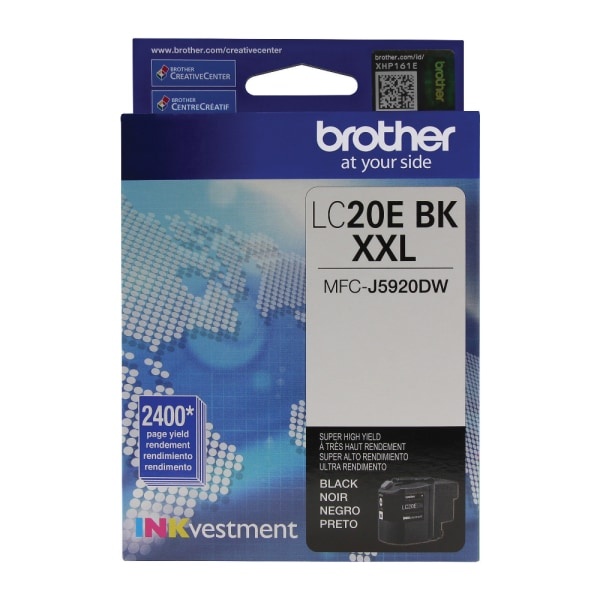 slide 1 of 1, Brother Lc20Ebks Extra-High Yield Environmental Program Black Ink Cartridge, 1 ct