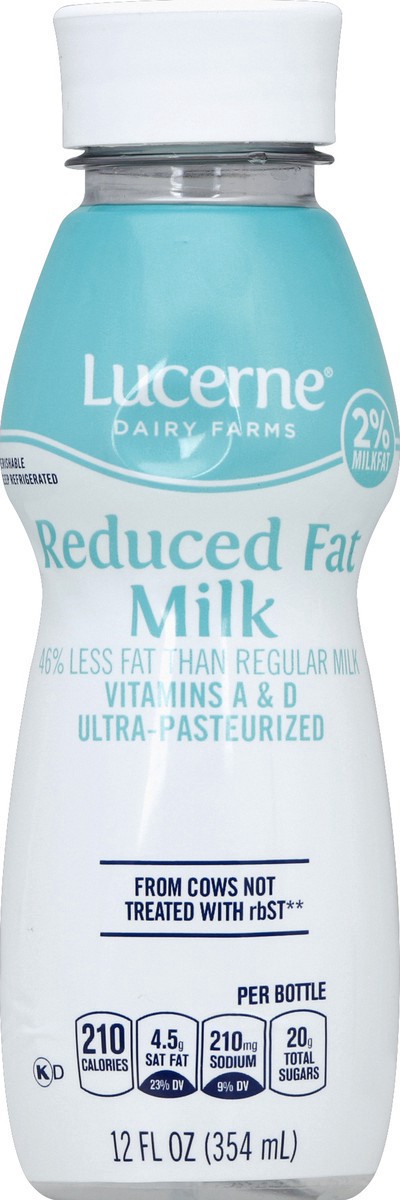 slide 2 of 7, Lucerne Dairy Farms Milk Reduced Fat 2%, 12 fl oz