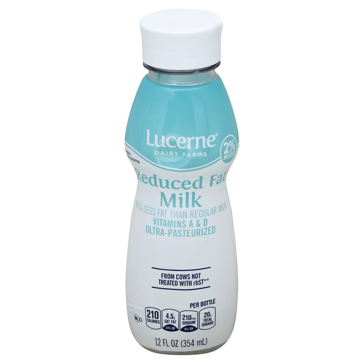 slide 1 of 7, Lucerne Dairy Farms Milk Reduced Fat 2%, 12 fl oz