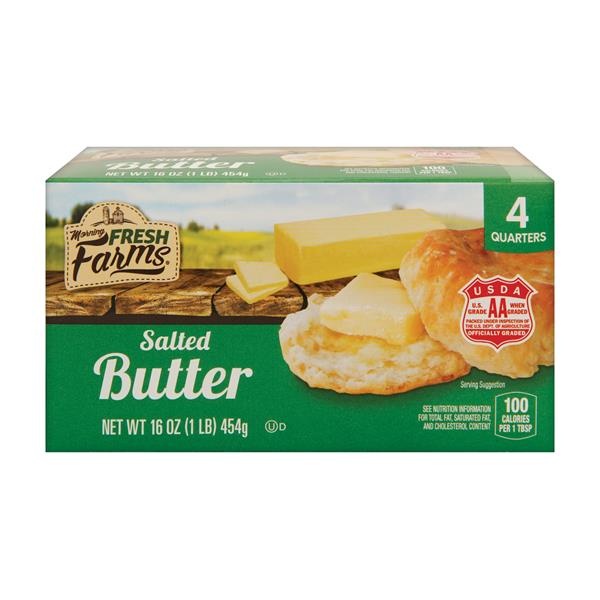 slide 1 of 1, Morning Fresh Farms Butter, 16 oz