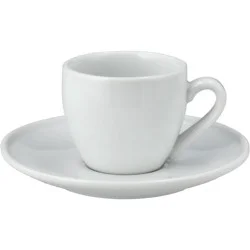 our goods Porcelain Espresso Mug & Saucer