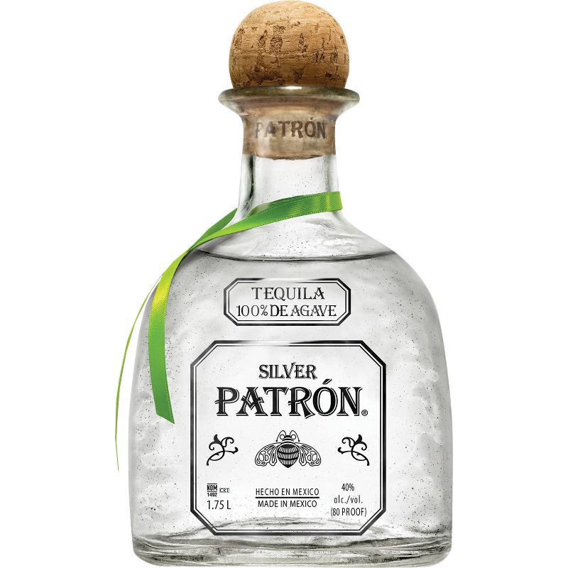 slide 1 of 28, Patrón Patron Silver Tequila 40% 175Cl/1.75L, 1.75 liter