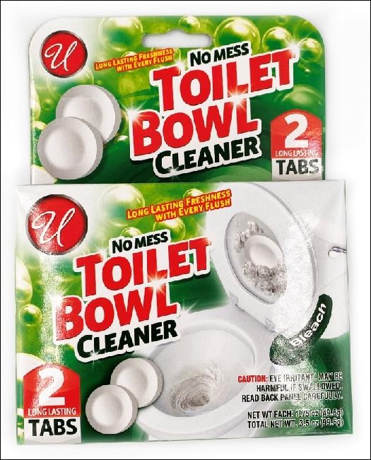 slide 1 of 1, House Care Hc Green &Bleach Tlet Bwl Clnr 2Tbs, 2 ct