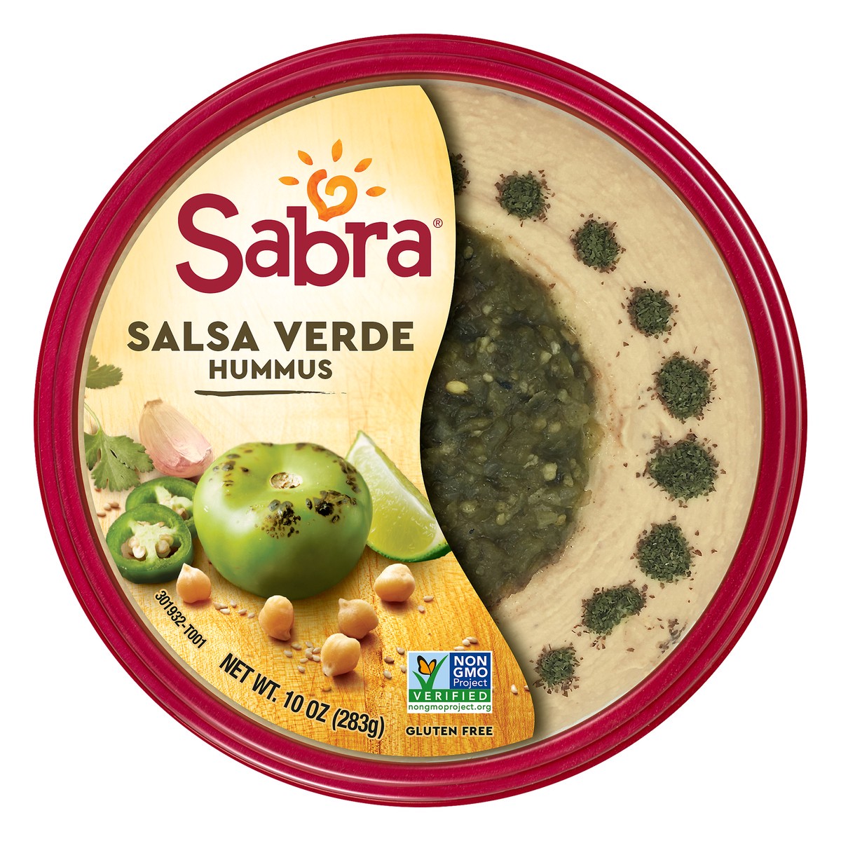 slide 7 of 8, Sabra Salsa Verde Hummus 10 oz. Tub, 10 oz