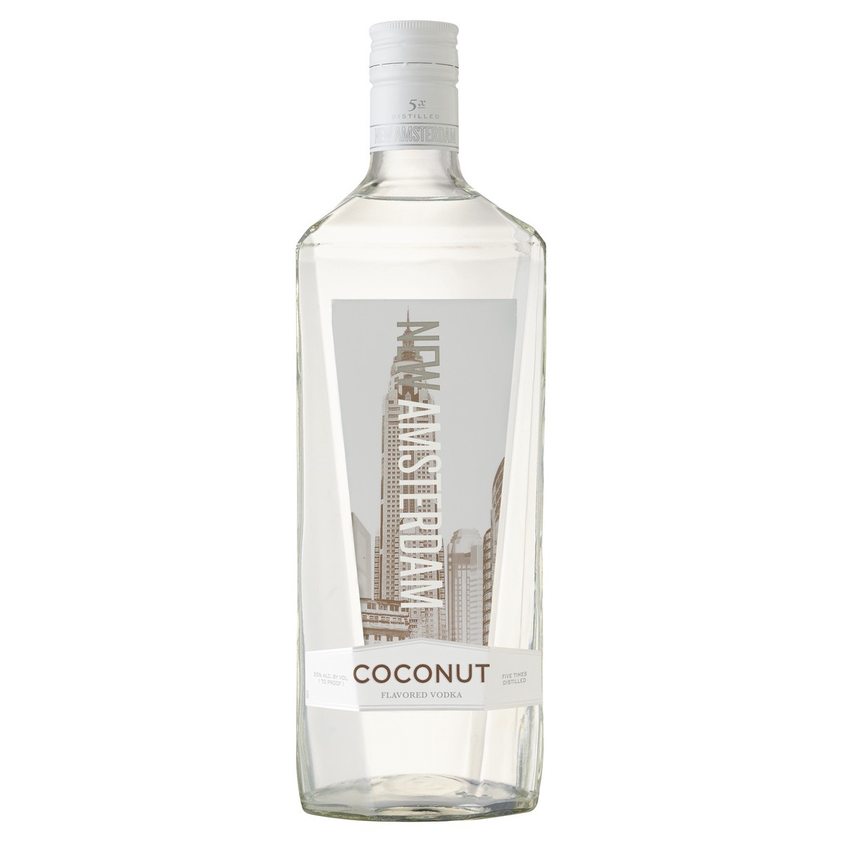 slide 1 of 2, New Amsterdam Coconut Vodka, 1.75 liter