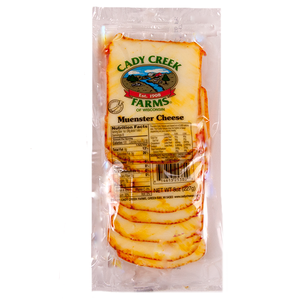 slide 1 of 1, Cady Creek Farms Muenster Cheese Slices, 8 oz
