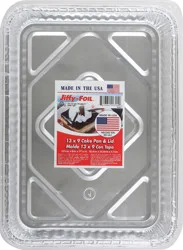 Jiffy Foil 13 x 9 Inch Utility Pan With Lid - 1 Each