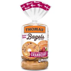 Thomas' Limited Edition Cranberry Bagels, 5 count, 15.8 oz