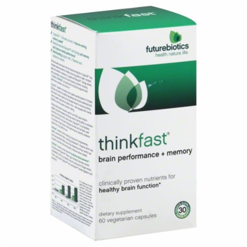 slide 1 of 1, Futurebiotics ThinkFast Vegetarian Capsules, 60 ct