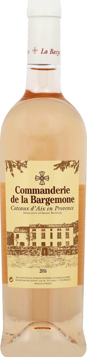 slide 2 of 3, Commanderie De La Bargemone Rose, 750 ml