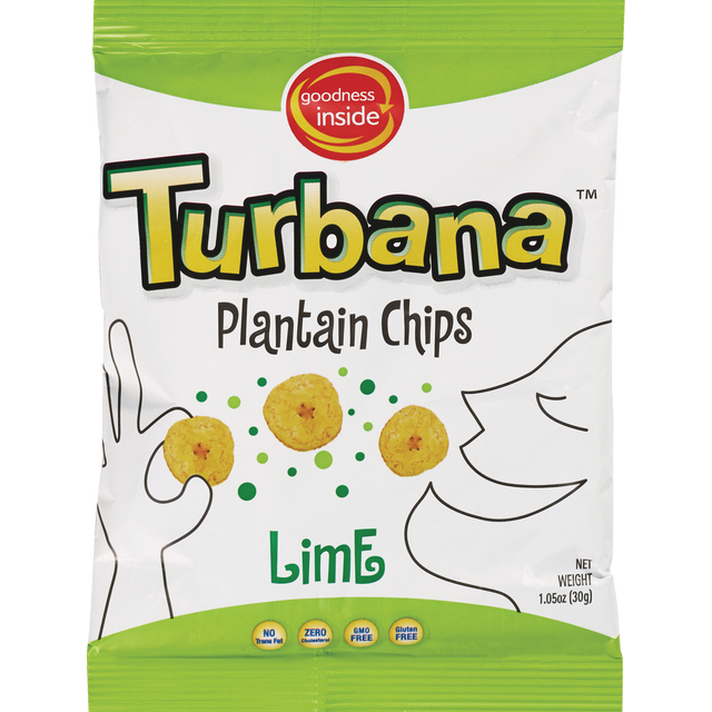 Turbana Plantain Chips Lime 1.05 oz | Shipt