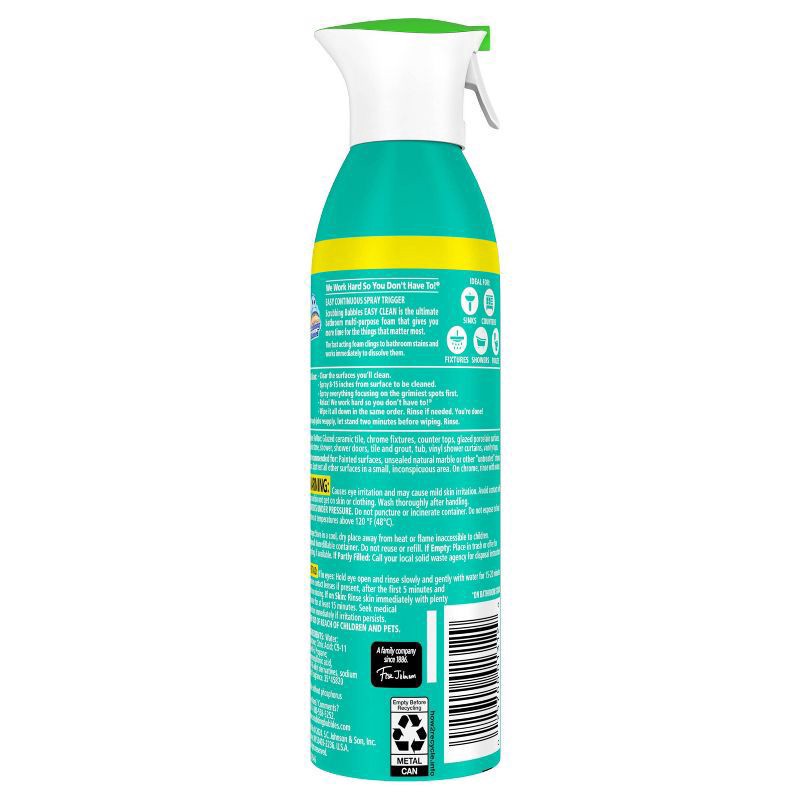 slide 5 of 12, Scrubbing Bubbles Easy Clean Multi-purpose Foam Bathroom Cleaner, Aerosol Spray, 13.58 fl. oz., 13.58 oz