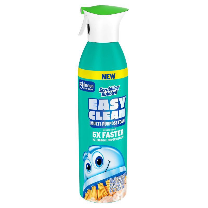 slide 7 of 12, Scrubbing Bubbles Easy Clean Multi-purpose Foam Bathroom Cleaner, Aerosol Spray, 13.58 fl. oz., 13.58 oz