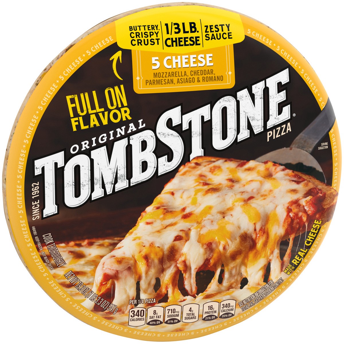 slide 1 of 12, Tombstone Pizza, 19.3 oz