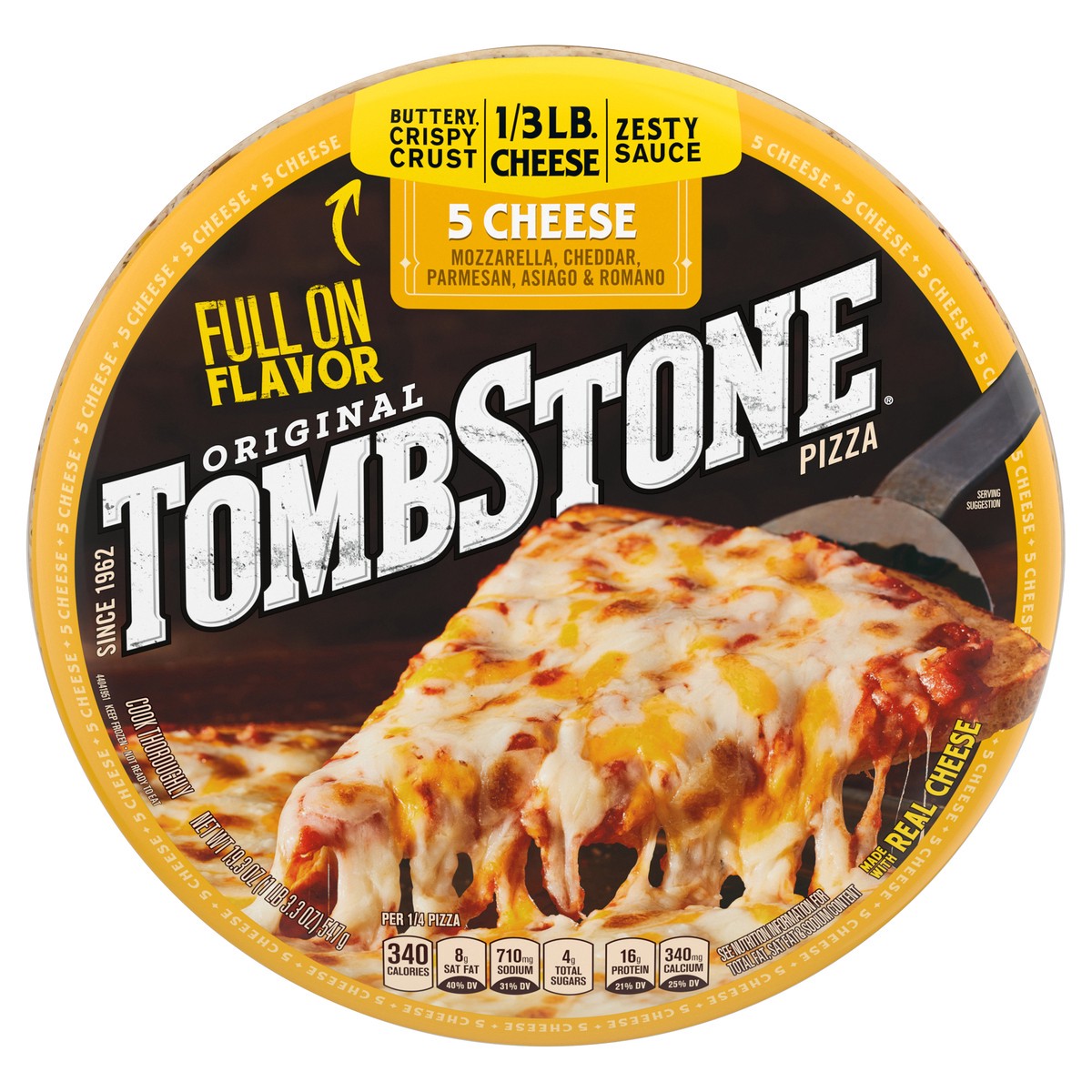 slide 3 of 12, Tombstone Pizza, 19.3 oz