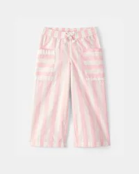 Carter's Toddler Girl Striped Pants - Pink/Ivory Multi 2T