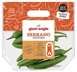 Giant Eagle Peppers, Serrano