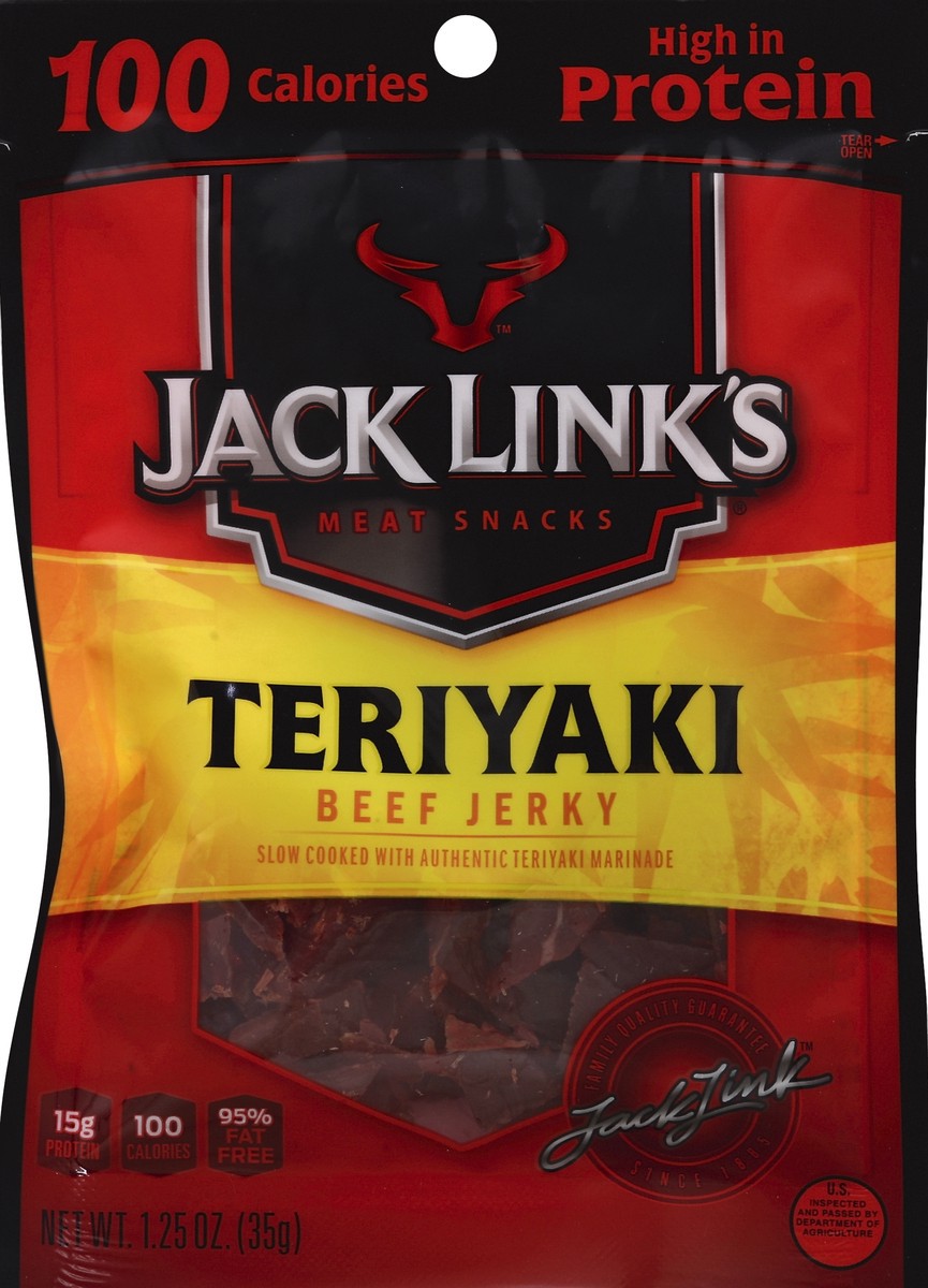 slide 3 of 3, Jack Link's Teriyaki Jerky, 1.25 oz