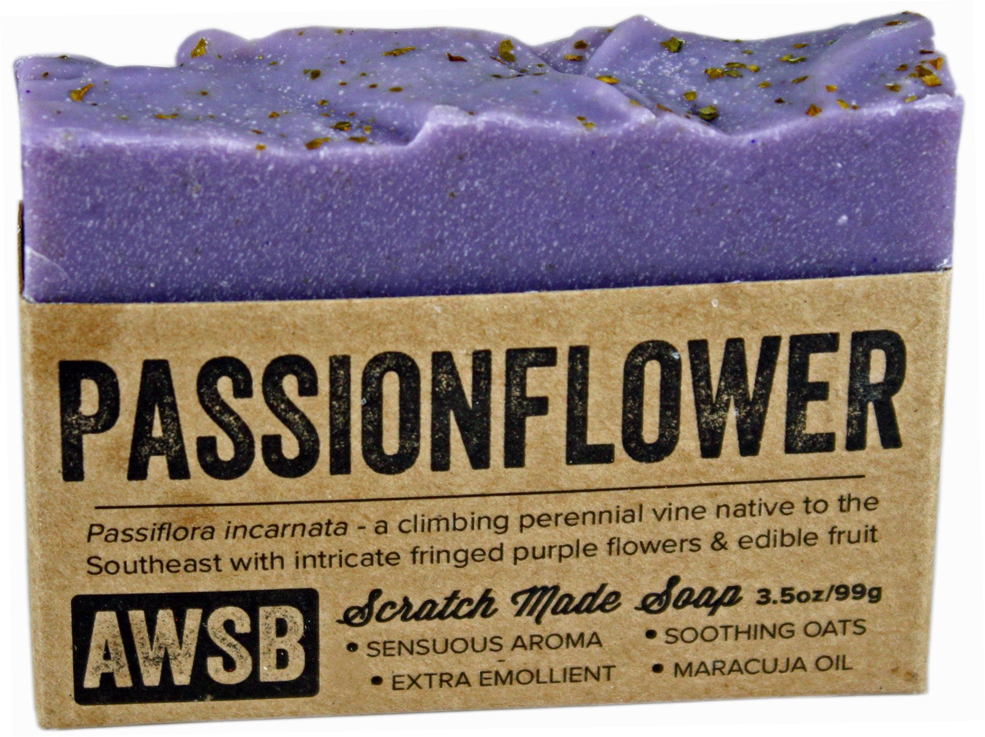 slide 1 of 1, A Wild Soap Bar Passion Flower Soap Bar, 3.5 oz