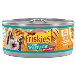 Purina Friskies Gravy Wet Cat Food, Tasty Treasures With Chicken & Liver
